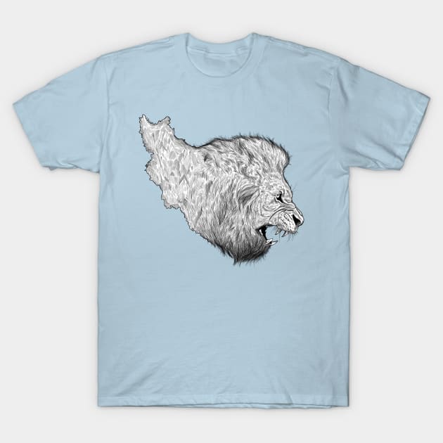 IRANLION T-Shirt by Arash Shayesteh